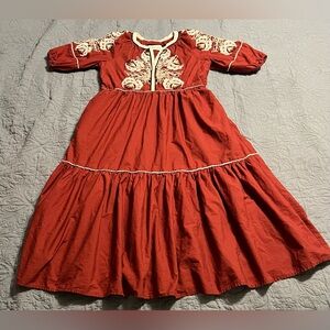 Greta Embroidered Maxi Dress